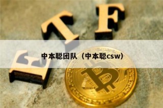 中本聪团队（中本聪csw）